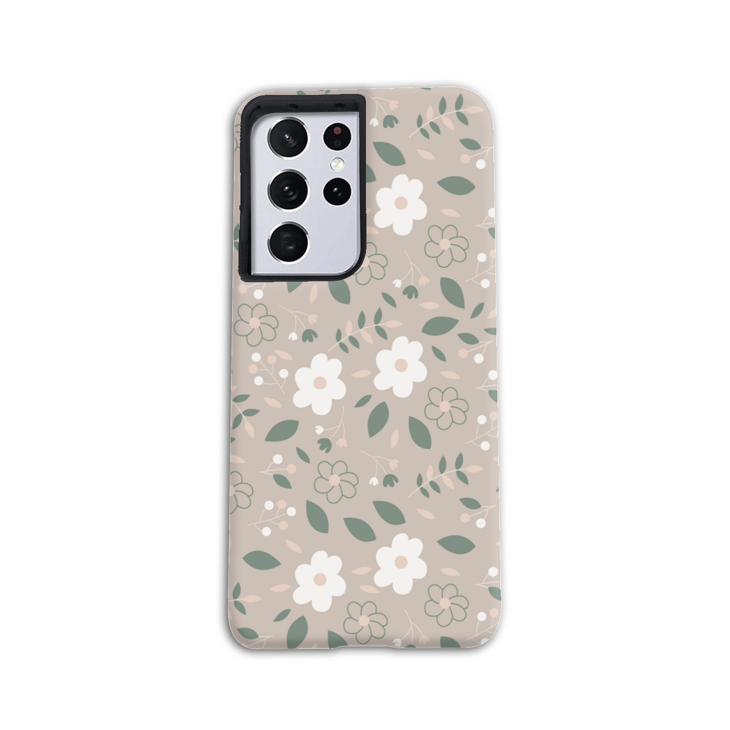 Nude Florals Tough Phone Case