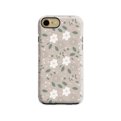 Nude Florals Tough Phone Case