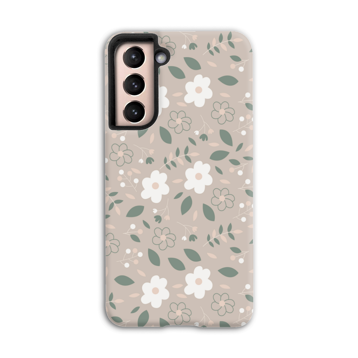 Nude Florals Tough Phone Case