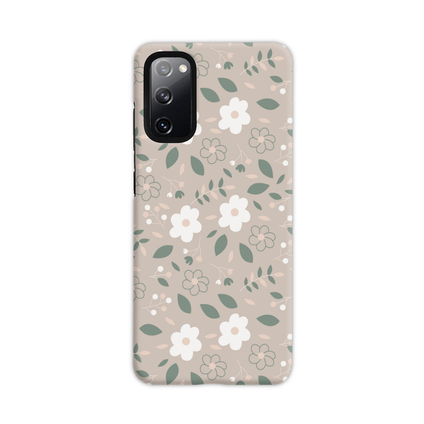 Nude Florals Tough Phone Case