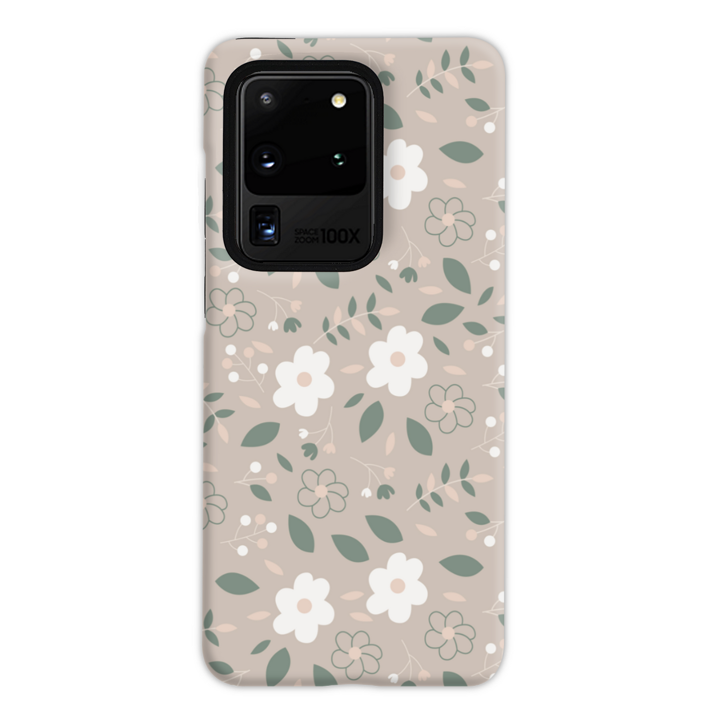 Nude Florals Tough Phone Case