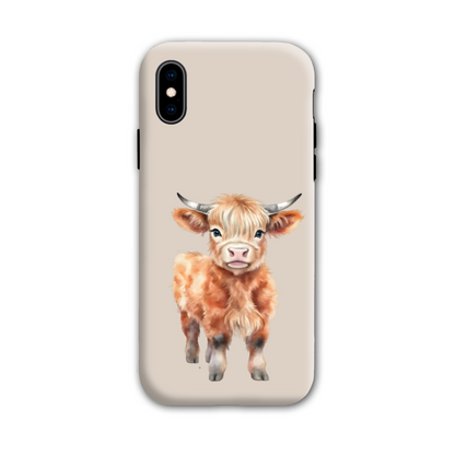 Highland Cow Tough Phone Case