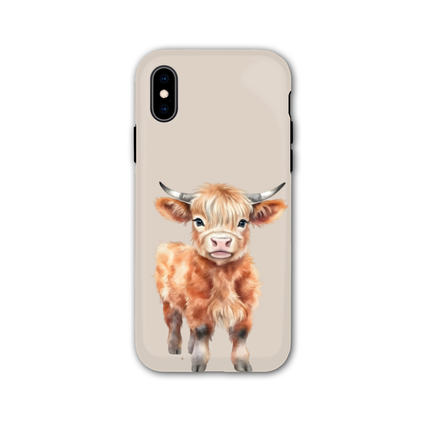 Highland Cow Tough Phone Case