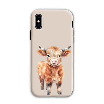 Highland Cow Tough Phone Case