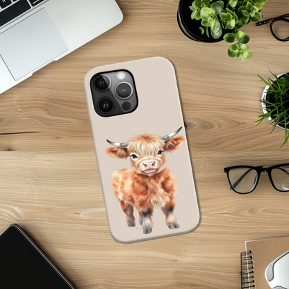 Highland Cow Tough Phone Case