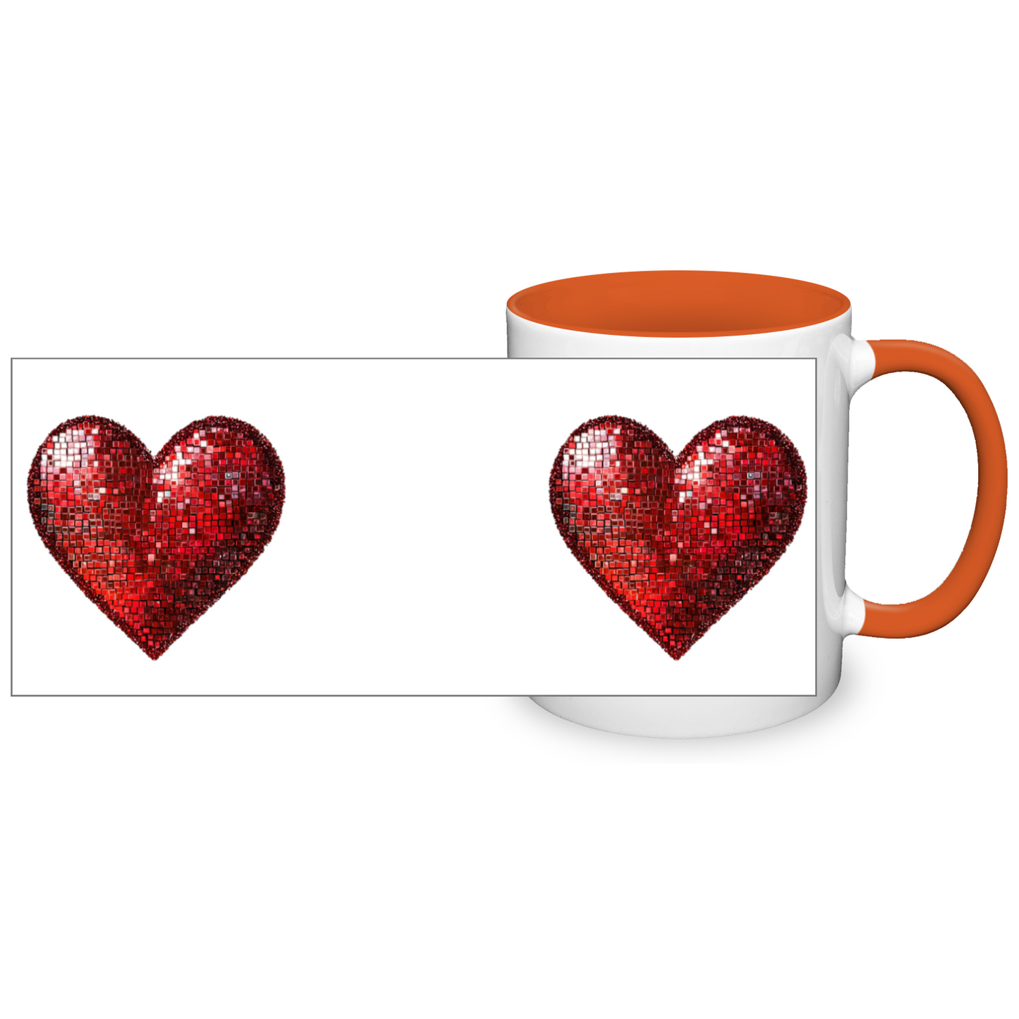 Red Heart 11oz  Mug