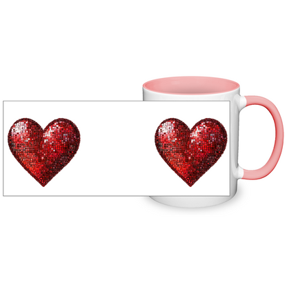 Red Heart 11oz  Mug