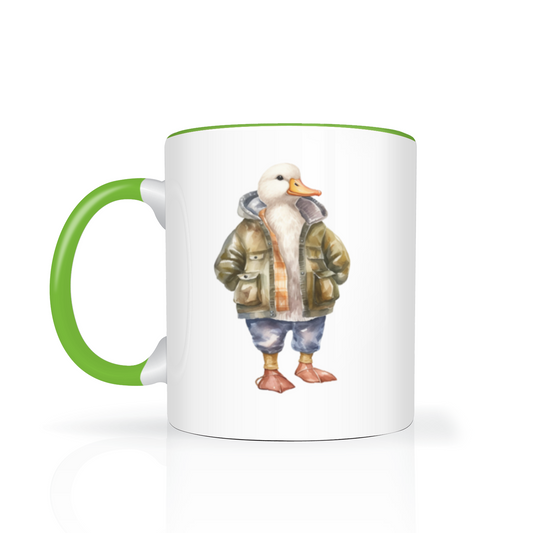 Dressed Up Duck 11oz  Mug