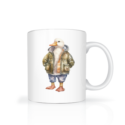 Dressed Up Duck 11oz  Mug