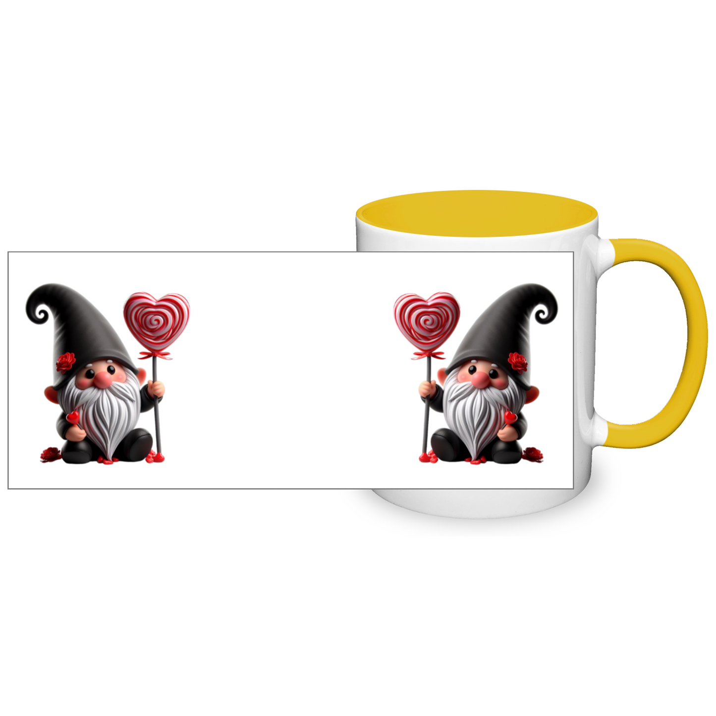 Valentine's Mono Gonk 11oz  Mug