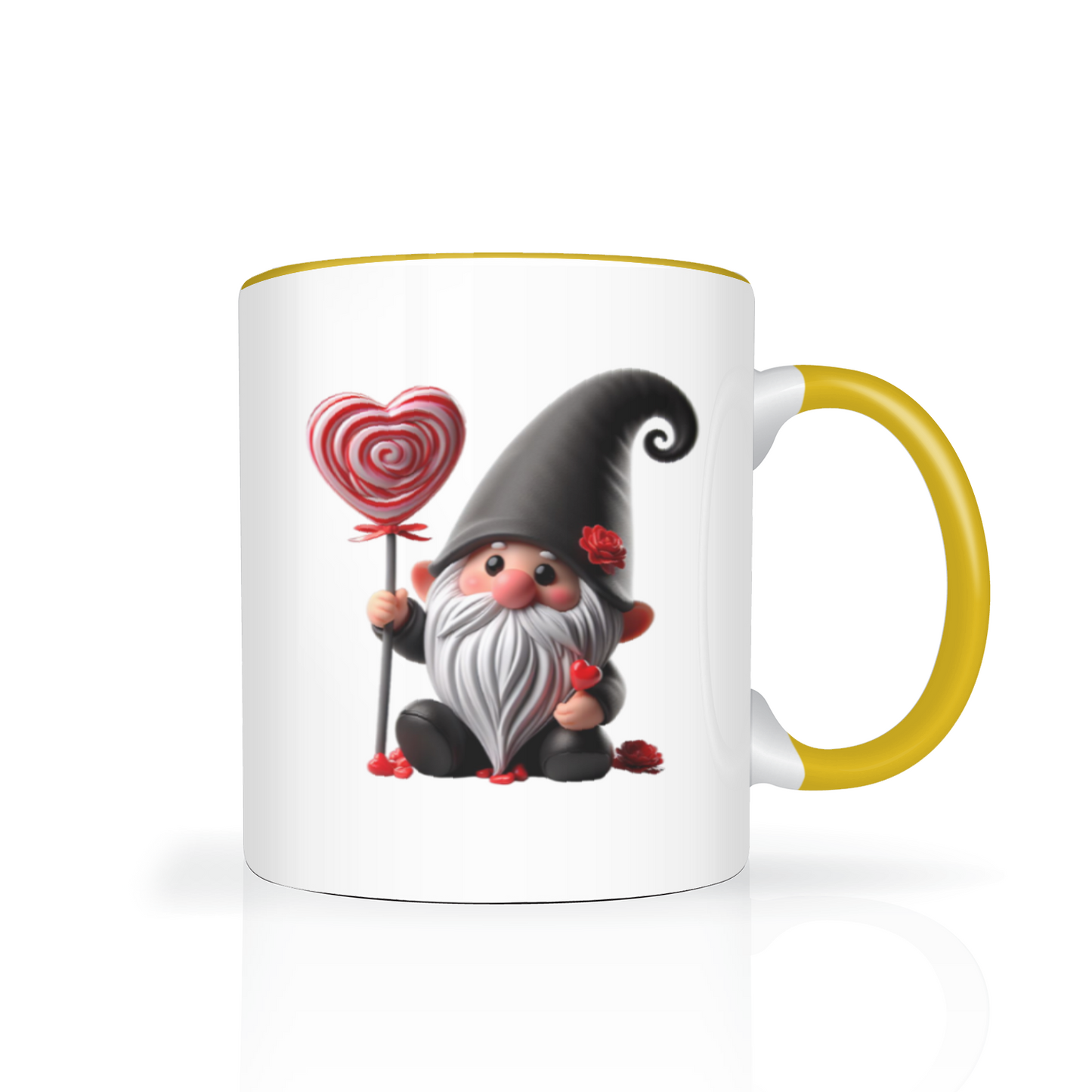 Personalised Valentine's  Mono Gonk  11oz Mug