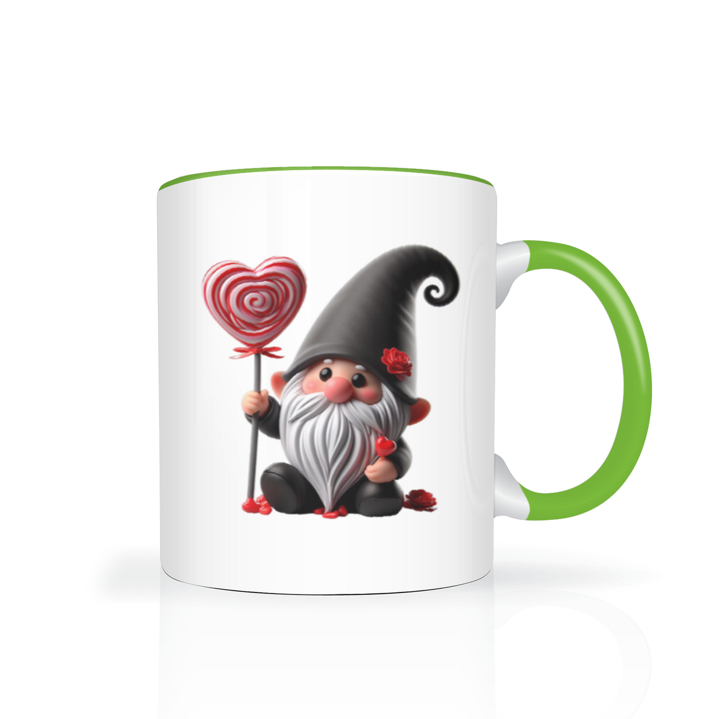 Personalised Valentine's  Mono Gonk  11oz Mug