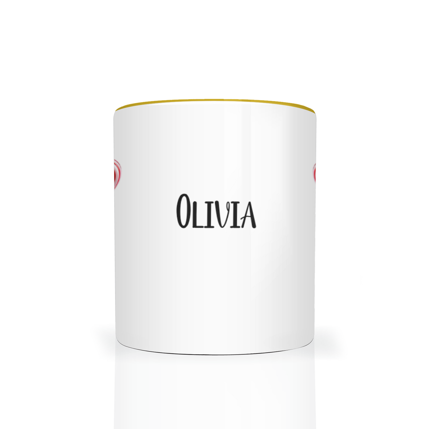 Personalised Valentine's  Mono Gonk  11oz Mug