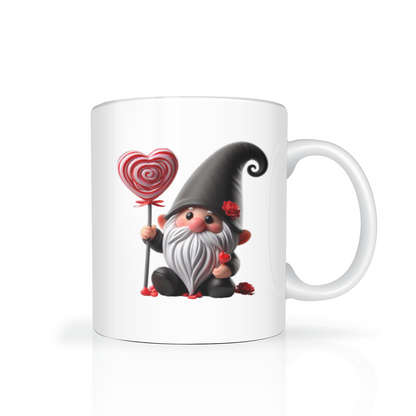 Personalised Valentine's  Mono Gonk  11oz Mug