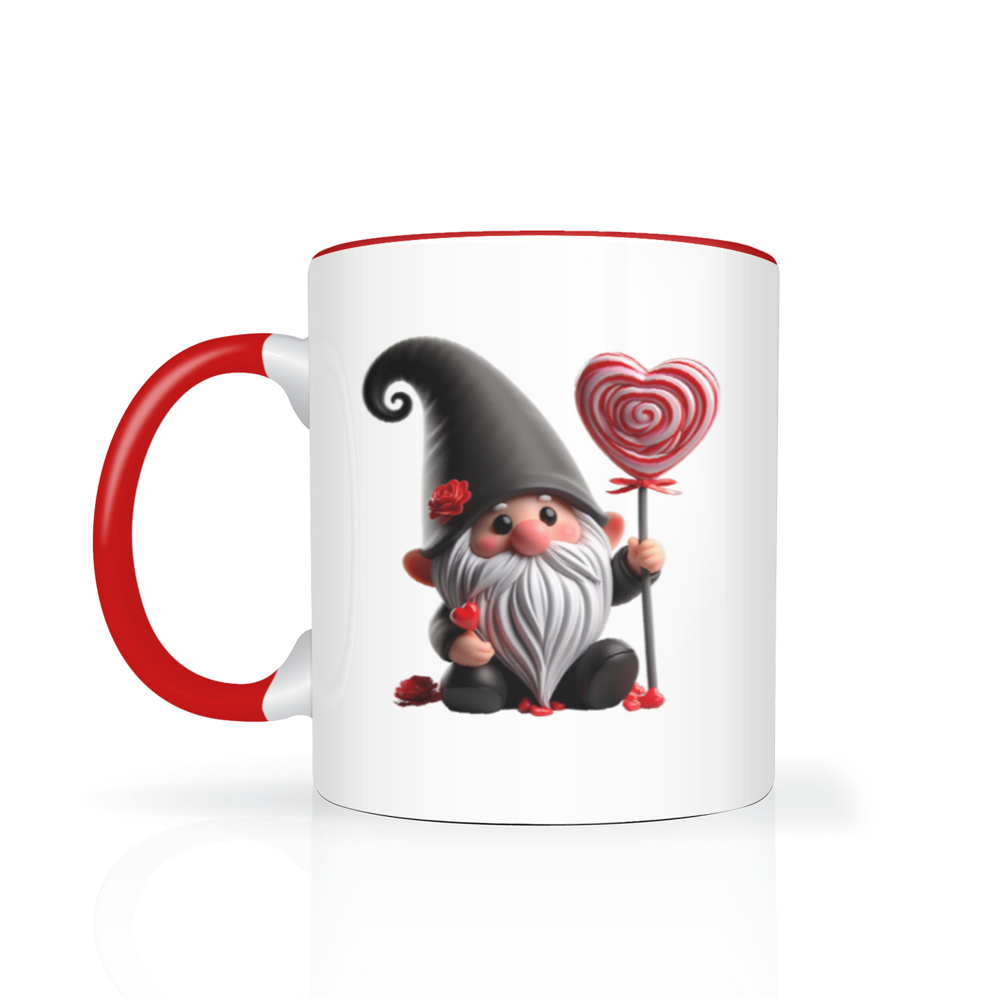 Personalised Valentine's  Mono Gonk  11oz Mug