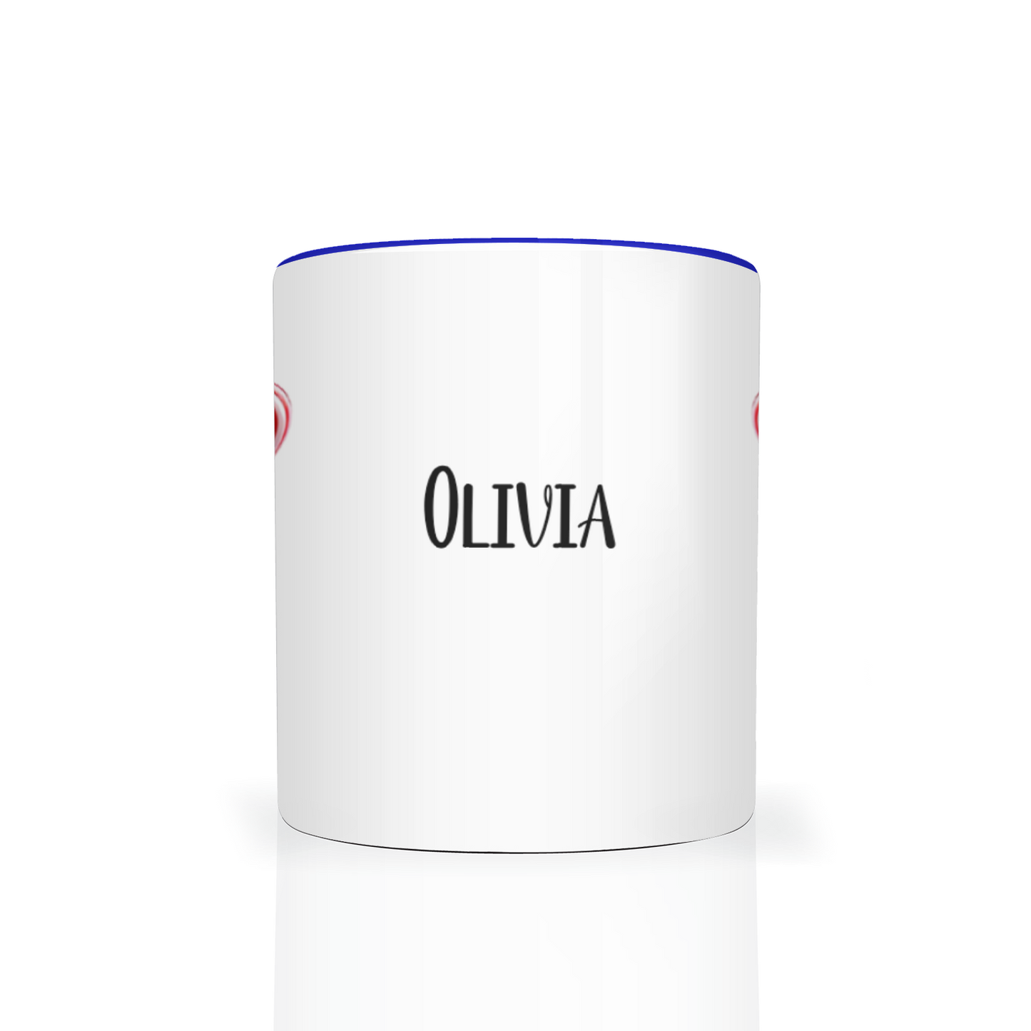 Personalised Valentine's  Mono Gonk  11oz Mug