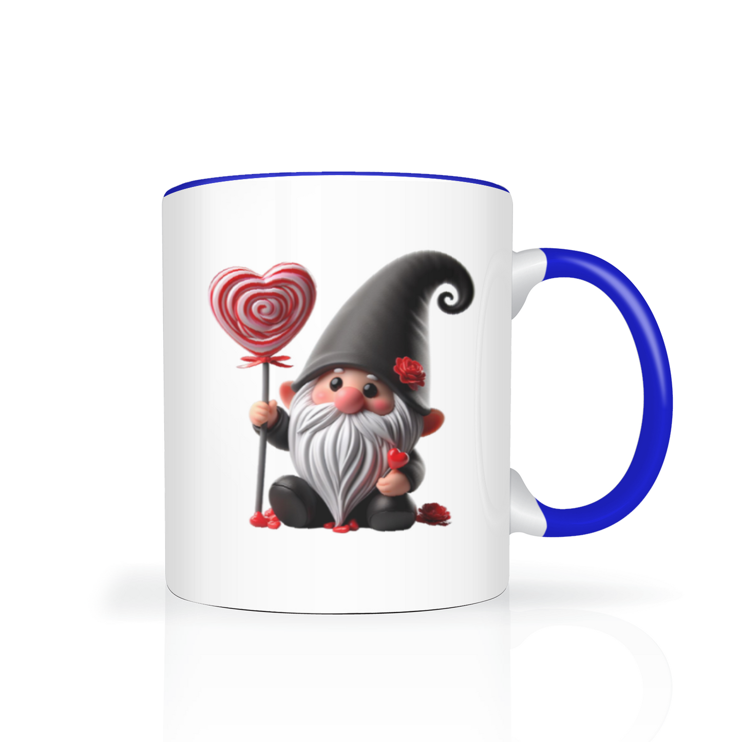 Personalised Valentine's  Mono Gonk  11oz Mug