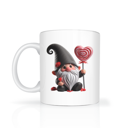 Personalised Valentine's  Mono Gonk  11oz Mug