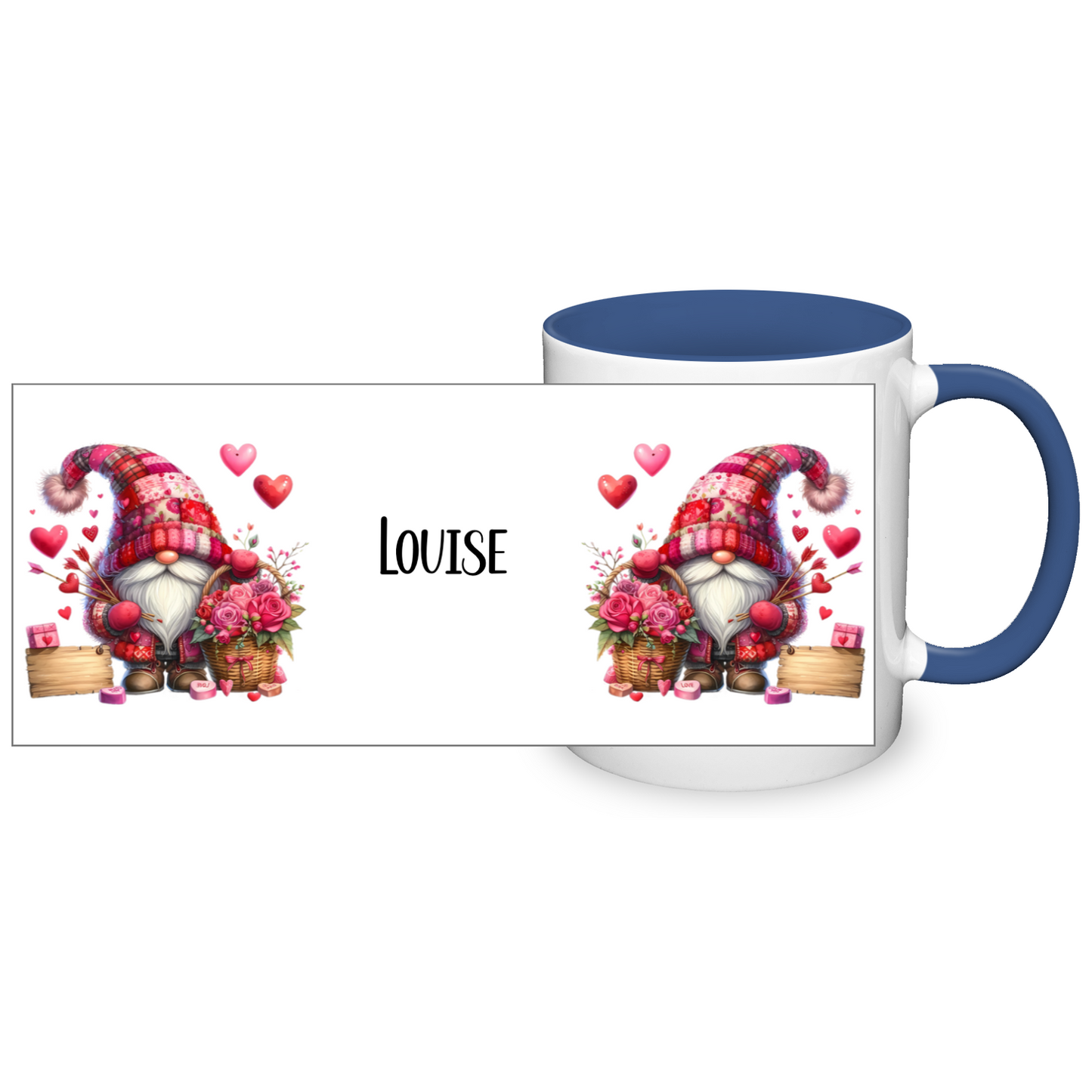 Personalised Valentine's Gonk  11oz Mug