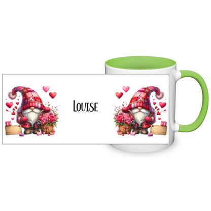 Personalised Valentine's Gonk  11oz Mug