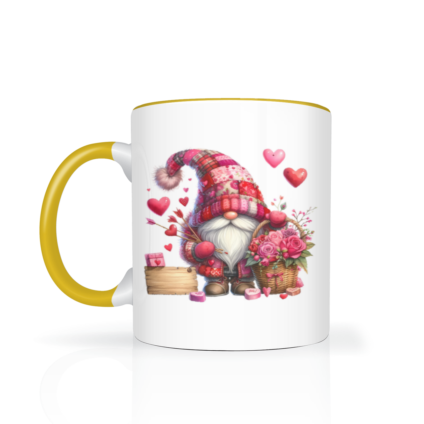 Personalised Valentine's Gonk  11oz Mug