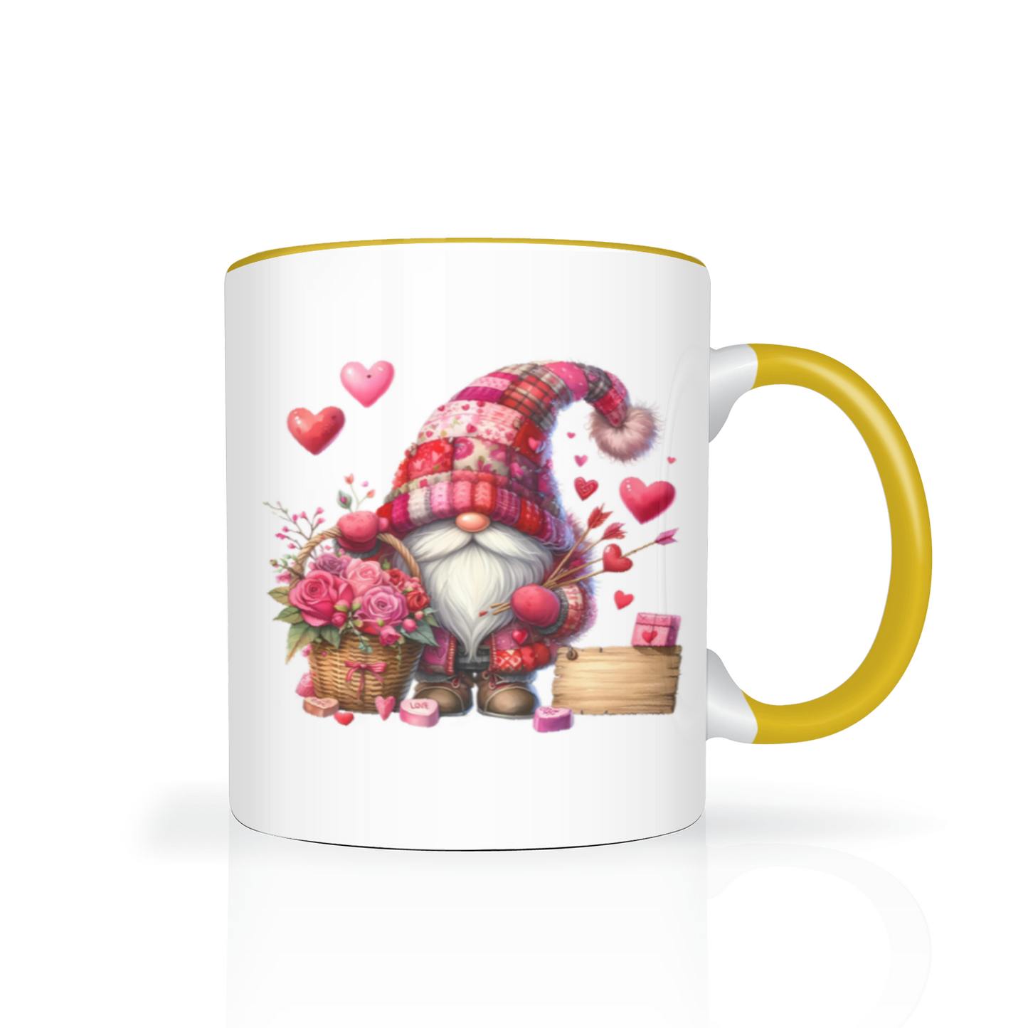 Personalised Valentine's Gonk  11oz Mug