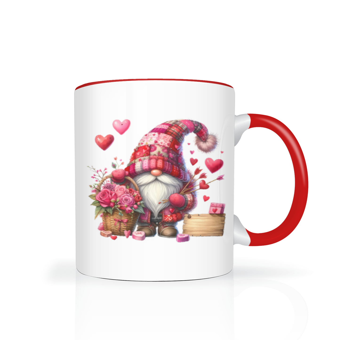 Personalised Valentine's Gonk  11oz Mug