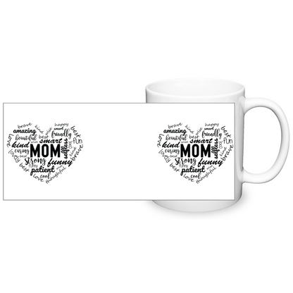 Mum Heart 11oz Mug
