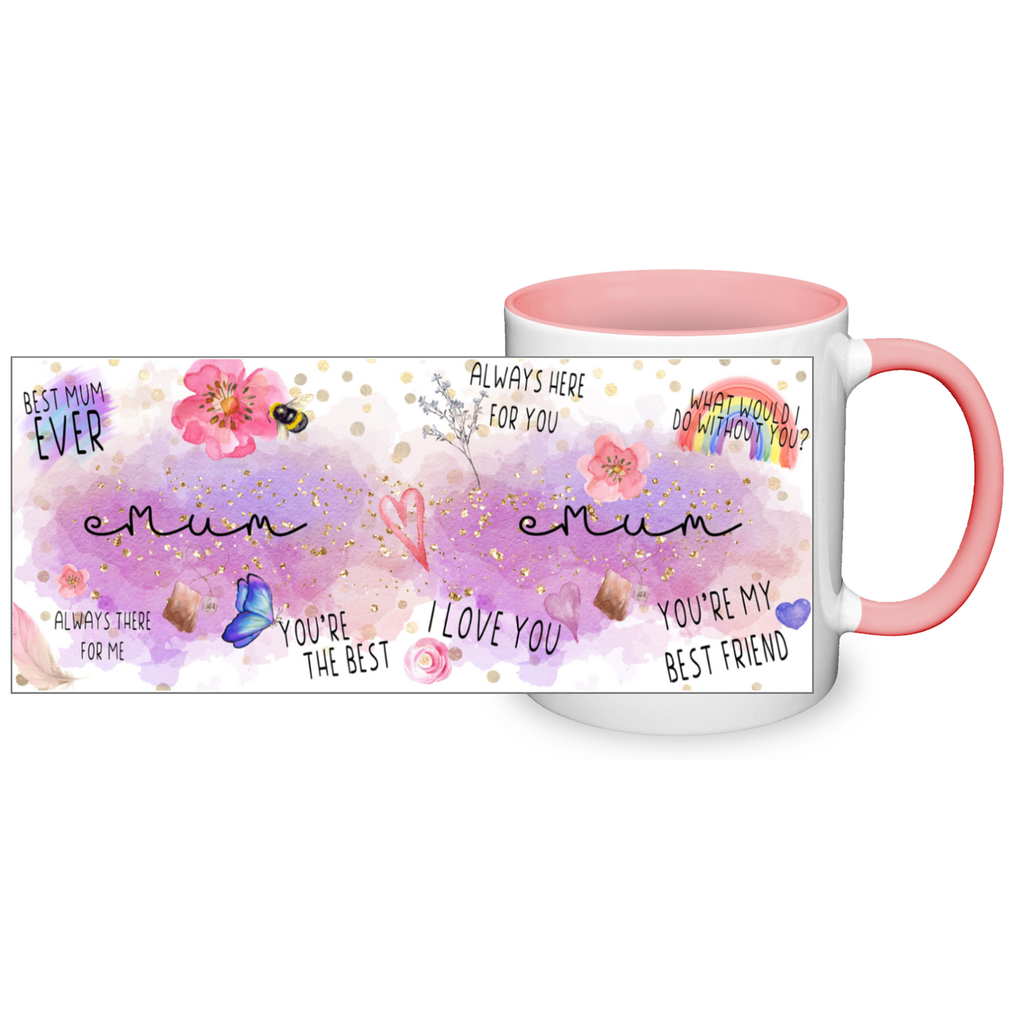Mum Watercolour 11oz Mug